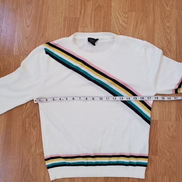 💗 TOPSHOP 💗 Chevron Fine Gauge Sweater - [Size 10] - Picture 11 of 14